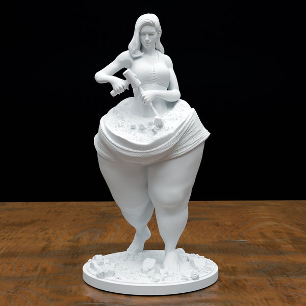 Die Self Made Frauen, Schöne Selbst Geschnitzte Frauen | Body Transformation, 3D Gedruckte Statue | Größe Option