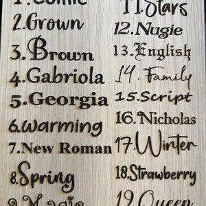Soild Oak personalised Ground Stake sign/ garden signwords of your Choice you can add a picture to this, Please LOOK at PICTURES for IDEAS image 5
