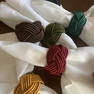 Handgefertigte Serviettenringe |  Organisation, Party, Hochzeitszeremonie, feines Essen, Ihr Familienessen Serviettenringe | 6er-Set | Geschenk