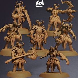 Goreclaw Raiders - Bundle | 32mm | Miniatures | Demon | Chaos | Wargaming | Proxy | AoS | Warband | Tabletop | Corrupted | Forsaken