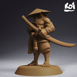 Furybound Clan - Blade Master | 32mm | Ogre | Rpg | Tabletop | Wargaming | Ronin | Samurai | Demon | Miniature | Oni |
