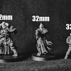 Heralds of the Storm - 5 Miniatures Heads | 42mm | 32mm | Rpg ...