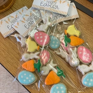 Mini Easter Cookies 2’’ Easter Bunny, Easter Bunny Cookies, Funny Gift, Easter Basket Stuffer Gift