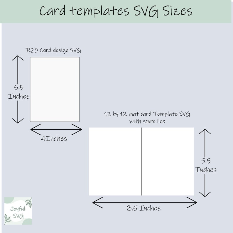 SVG R20 Card Template, Insert Card Template SVG, DIY Card Template, 4.