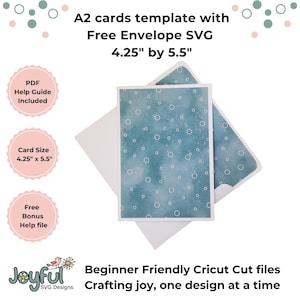 A2 card template SVG, Blank card template SVG, DIY card template, 4.25 by 5.5 inches, Cricut cards, make you own card, Cricut card file