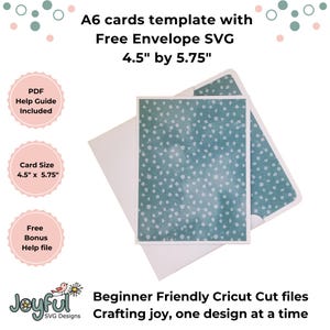 A6 card template SVG, Blank card template SVG, DIY card template, 4.5 by 5.75 inches, Cricut cards, make you own card, Cricut card file