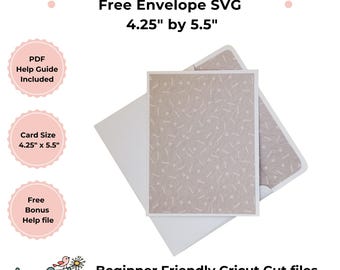 R20 Card Template SVG, DIY Card 4.25x5.5 inches, envelope and PDF Guide (Digital Download)