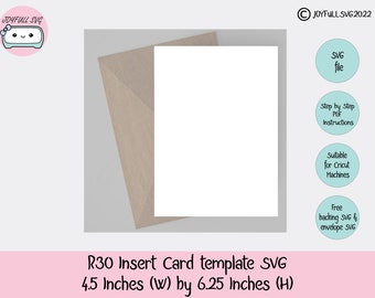 R30 Card Template - Etsy