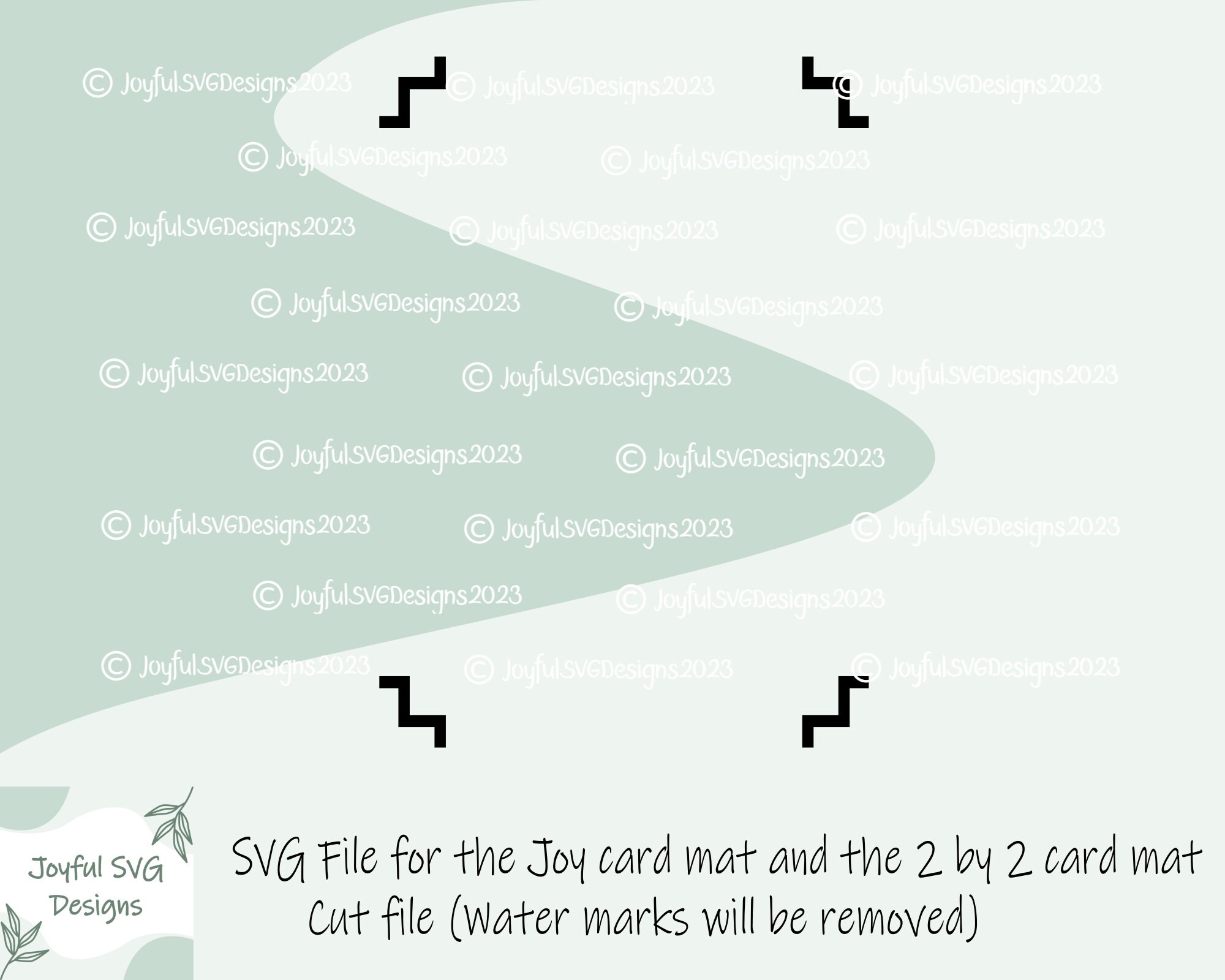 SVG R30 Card Template With Corners SVG, DIY Card Template, Cricut