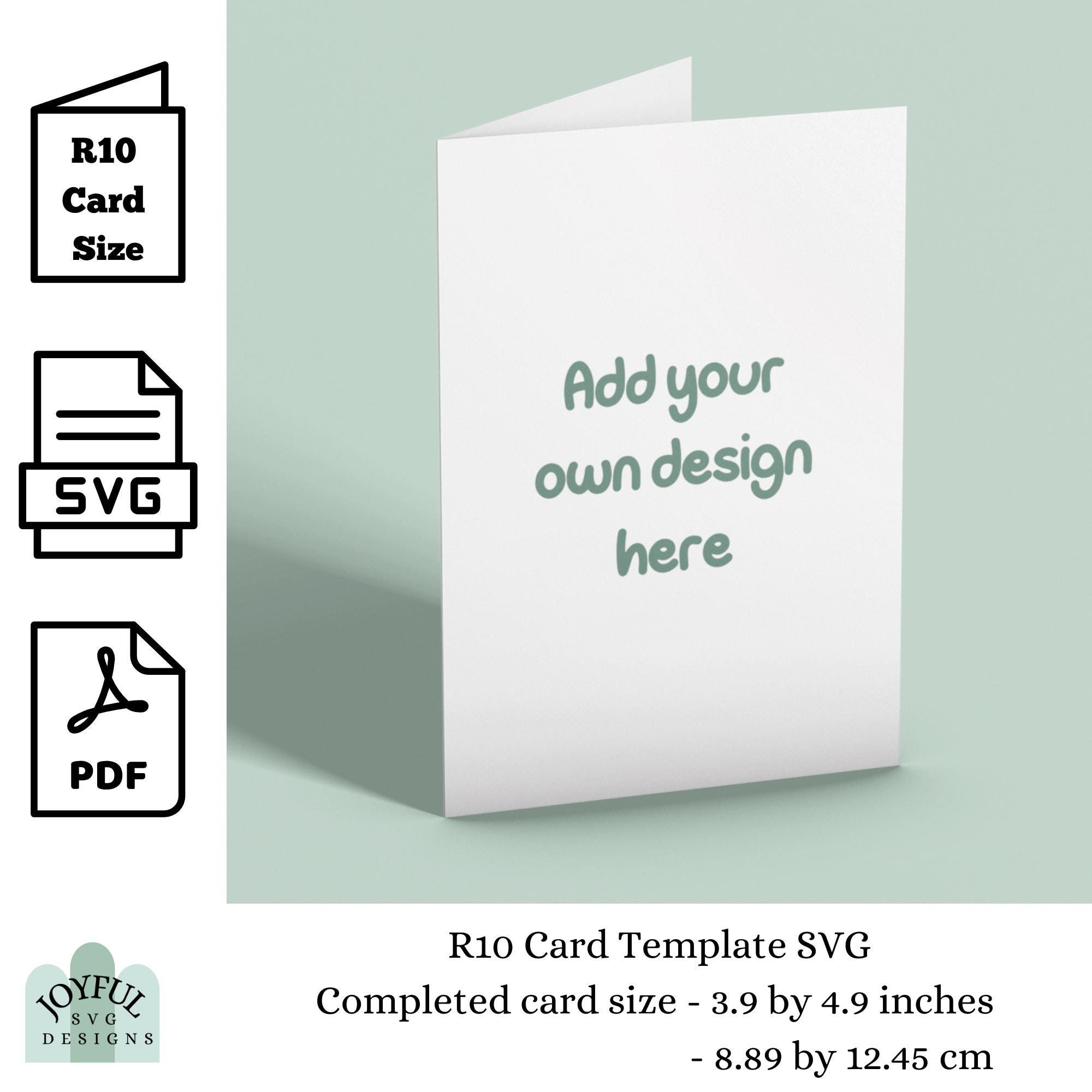 Set of 3 Card Template SVG, R10 Card Template, R20 Card Template, R30 ...