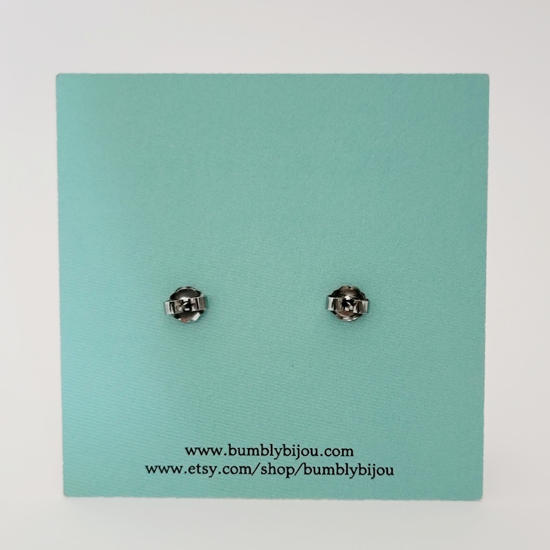 AXOLOTL EARRINGS / Hypoallergenic Titanium Stud Post / Amphibian Cute Adorable Pink Salamander Birthday Gift Present Kids Women Valentine bild 10
