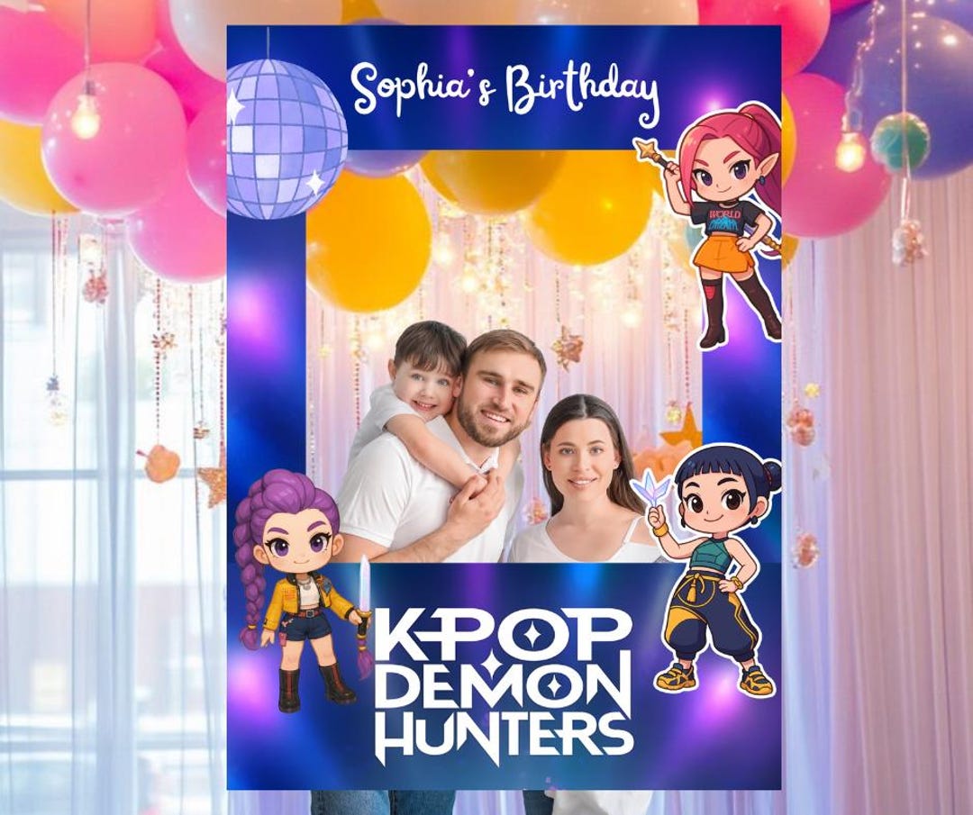 16 Ballons Anniversaire Kpop De-mons Hunters - 4 Couleurs (bleu, Rose, Jaune, Violet) - 30 Cm - Pour Fête à Thème