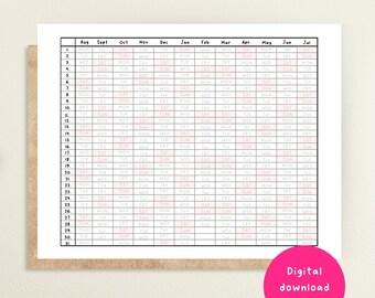 Printable Homeschool Attendance Sheet Teacher Log Digital - Etsy