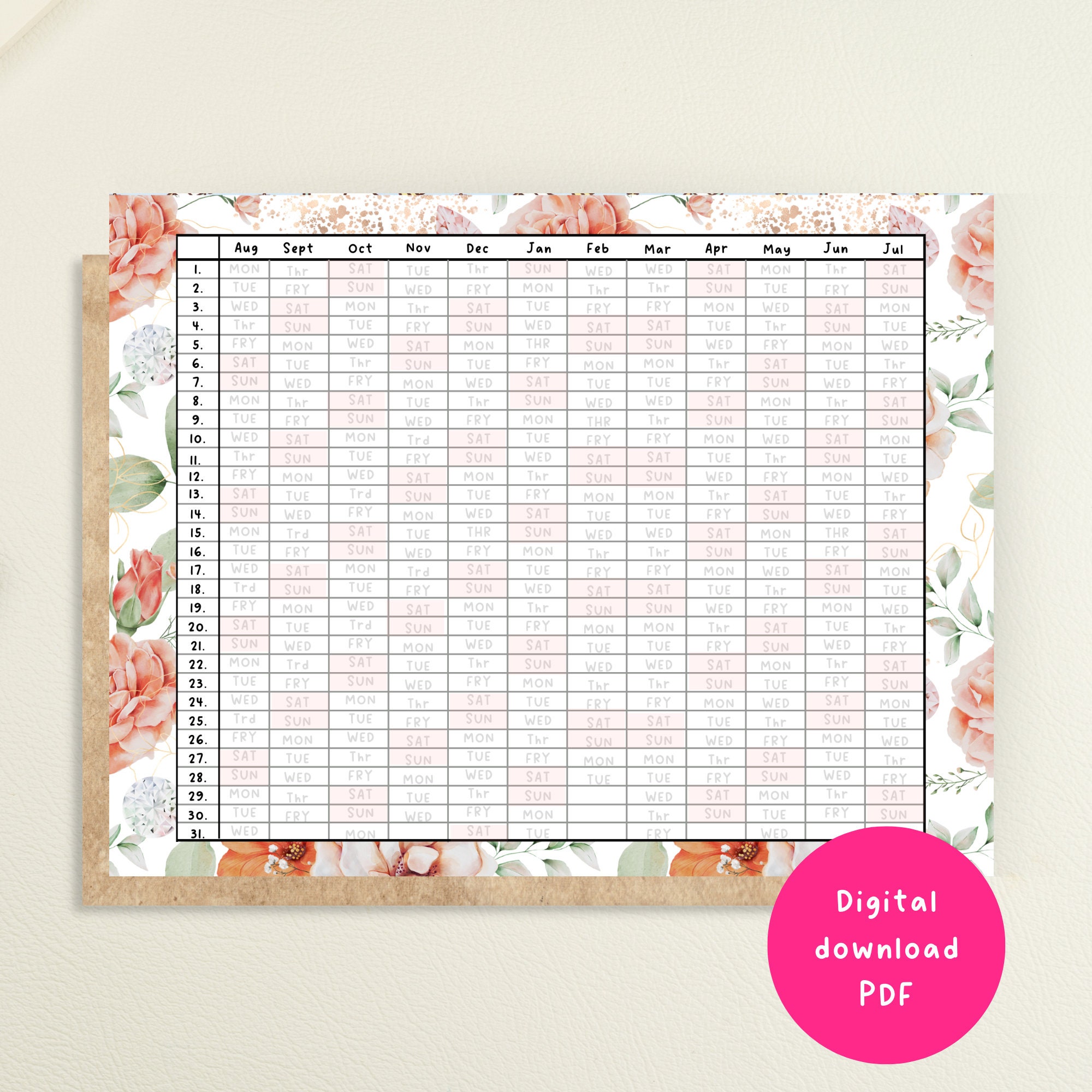 Printable Homeschool Attendance Sheet Teacher Log Digital - Etsy