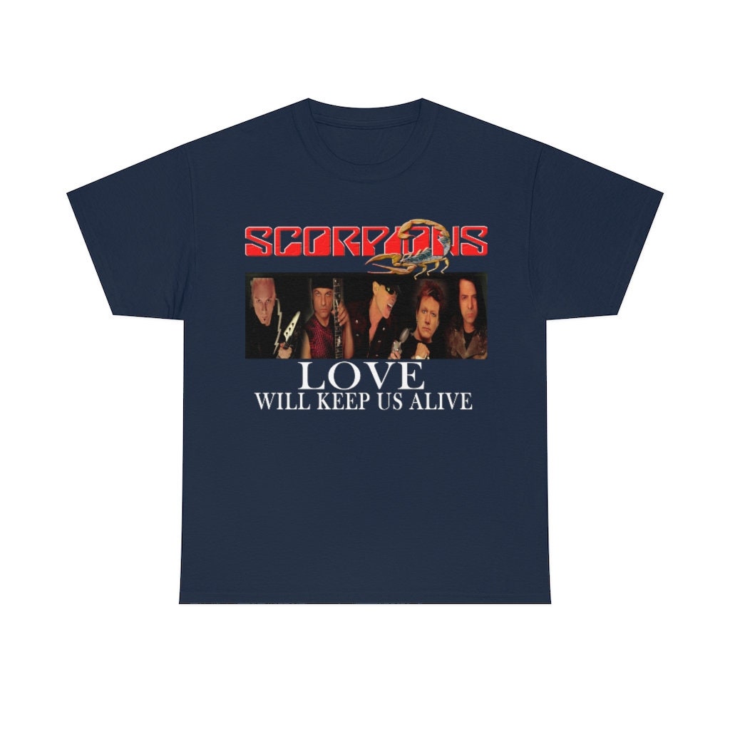 Discover Maglietta T-Shirt Scorpions Band Rock Uomo Donna Bambini Legends Idea Regalo