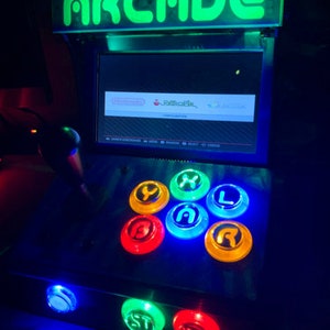 DIGITAL Raspberry Pi ARCADE Machine 3D Print STL files avec Bill of Materials for inside components
