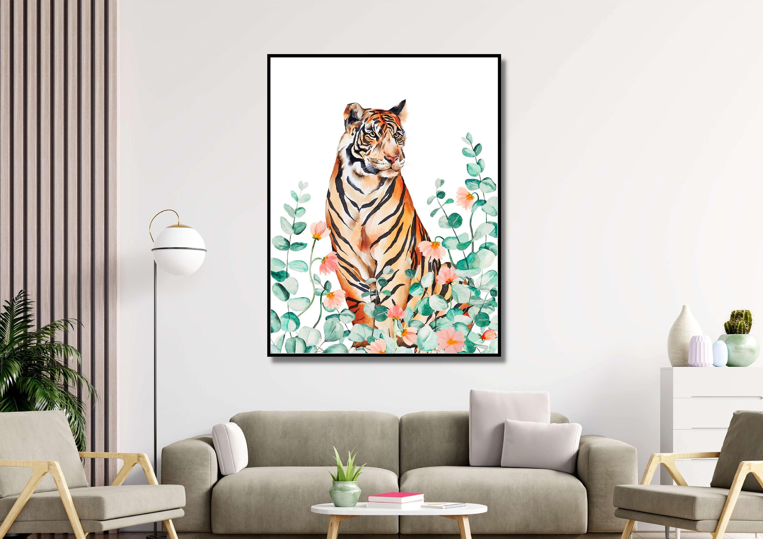 Tiger Print. Tiger Poster . Tiger Wall Art. Big Cat - Etsy