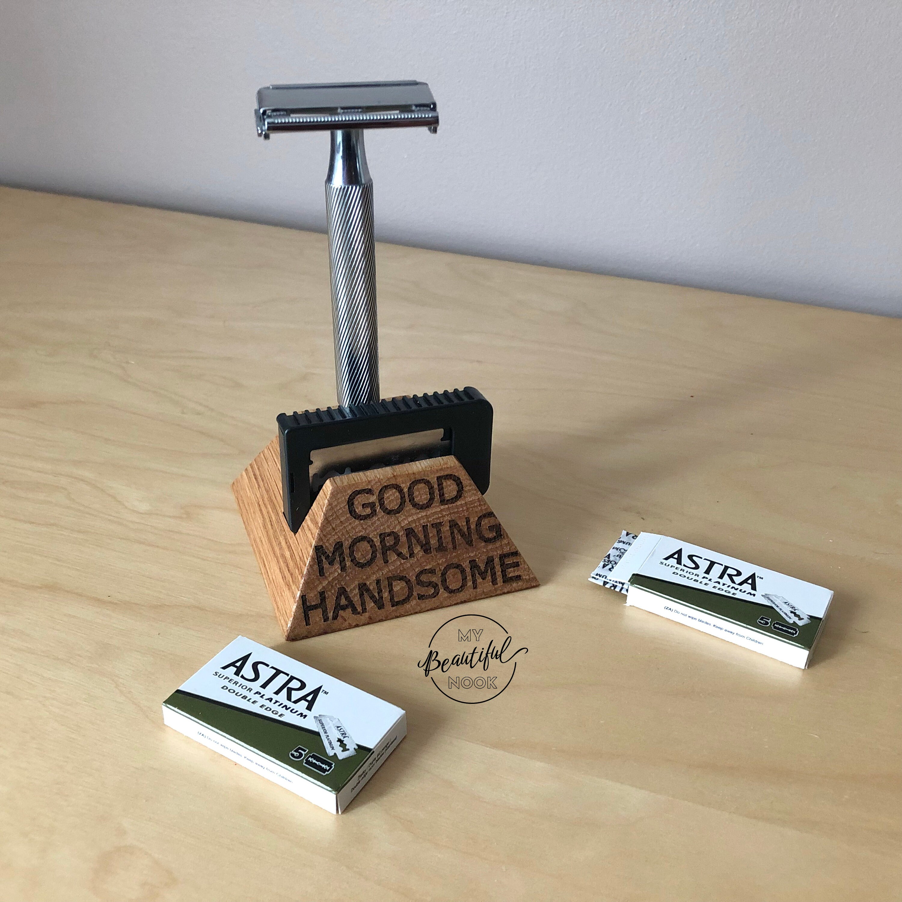 Minimalist Classic Safety Razor Stand, Safety Razor Holder, Guys Gift Etsy