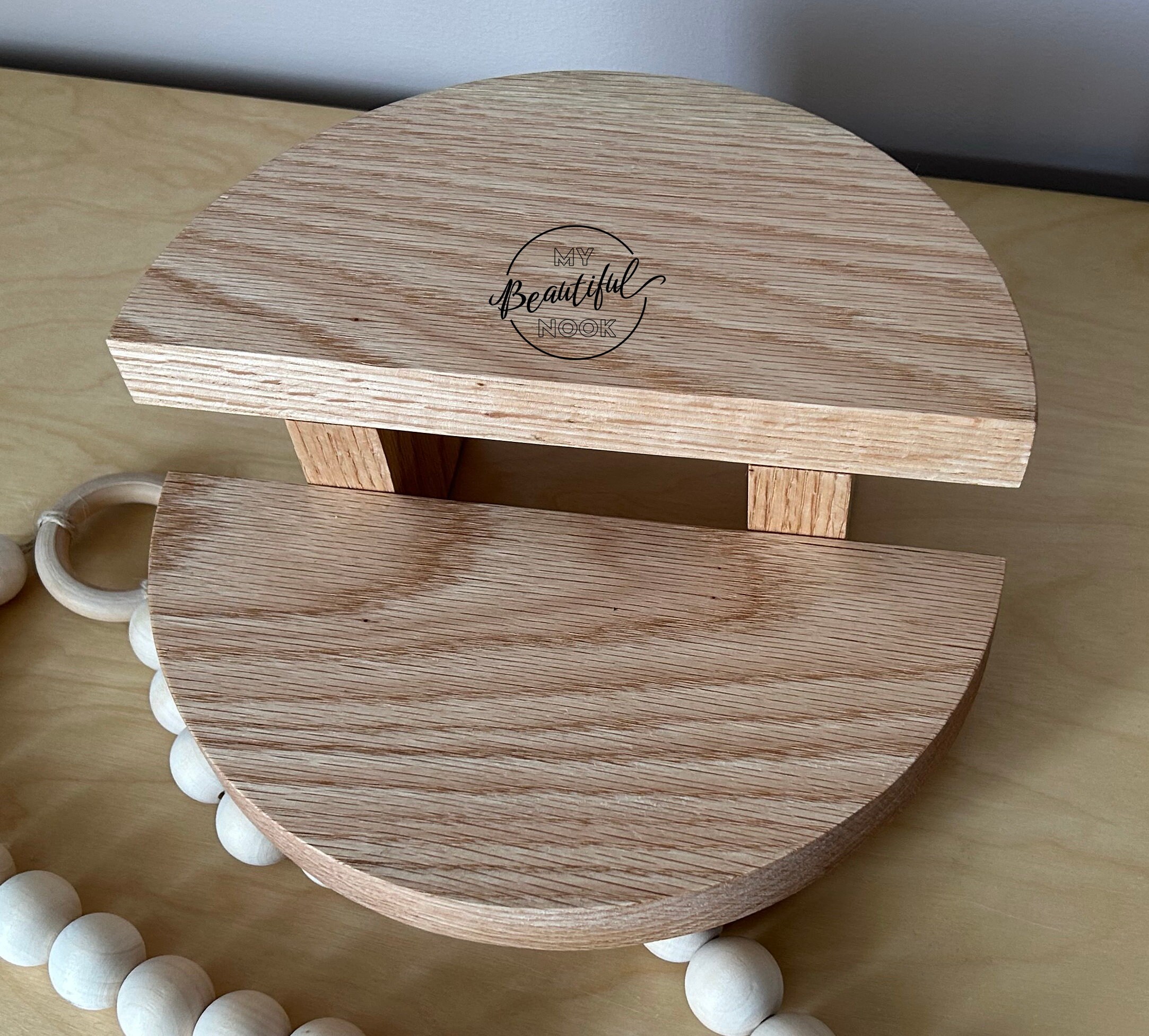 Table Riser Round Double Tier Round Table Riser/stand - Etsy