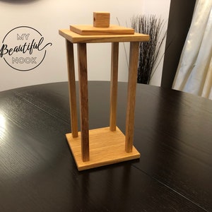 Wood Lantern, Wood Candle Holder