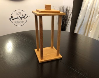 Wood Lantern, Wood Candle Holder