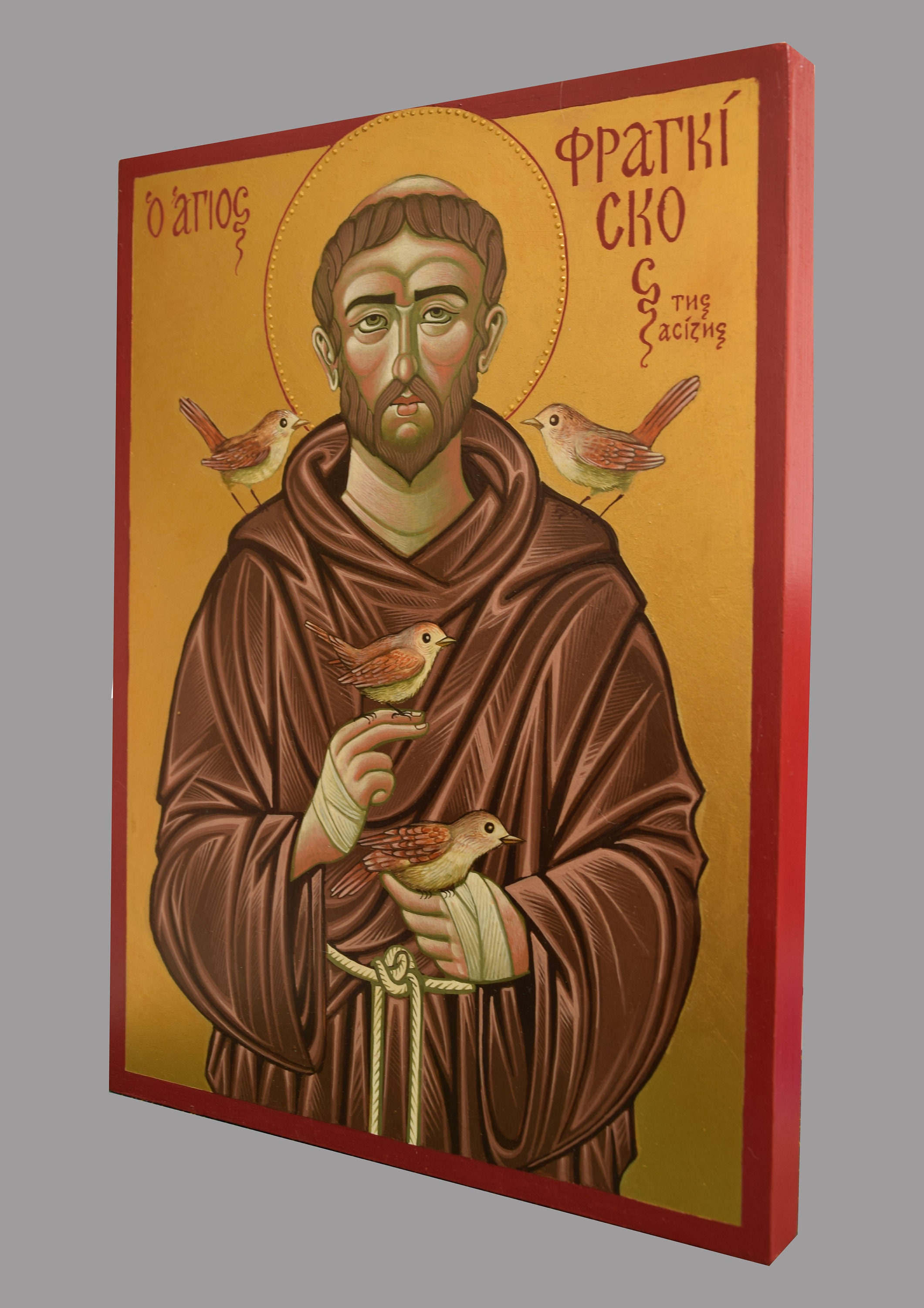 Icon of Saint Francis of Assisi (TO ORDER) - Etsy