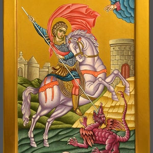 Saint George Icon / Ikona Św. Jerzego / Iкона Свяатого Юрiя Змiєборца