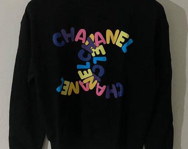 Chanel rainbow hoodie sale