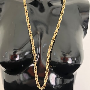 Vintage Golden chains necklace Fifth Av-NYc