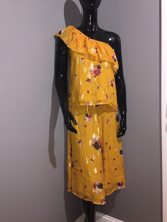 Sezane-Paris ARCHIVE long skirt exclusif yellowpr… - image 5