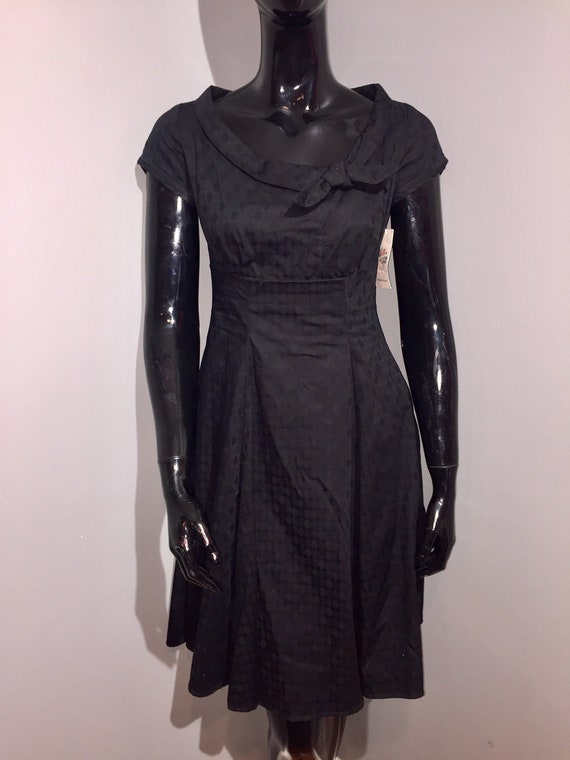 Black 60's style dress