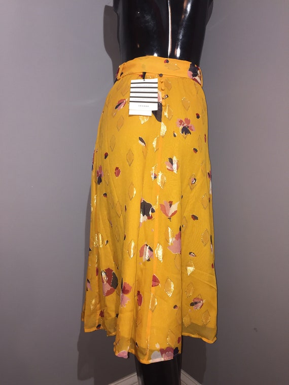 Sezane-Paris ARCHIVE long skirt exclusif yellowpr… - image 3