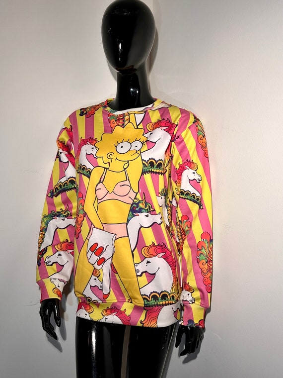 Simpsons Sweater digital print artist