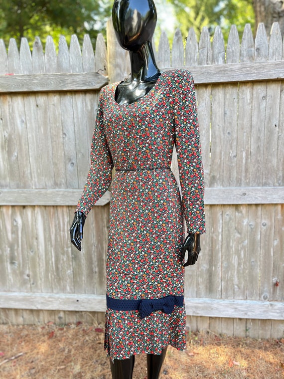 Rare!!! Valentino Floral print silk dress