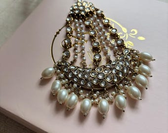 Passa perle dorée antique • Accessoire pour cheveux de mariée indienne pakistanaise