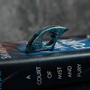 Feyre Archeron inspirierter handgemachter Harz-Buch-Seitenhalter