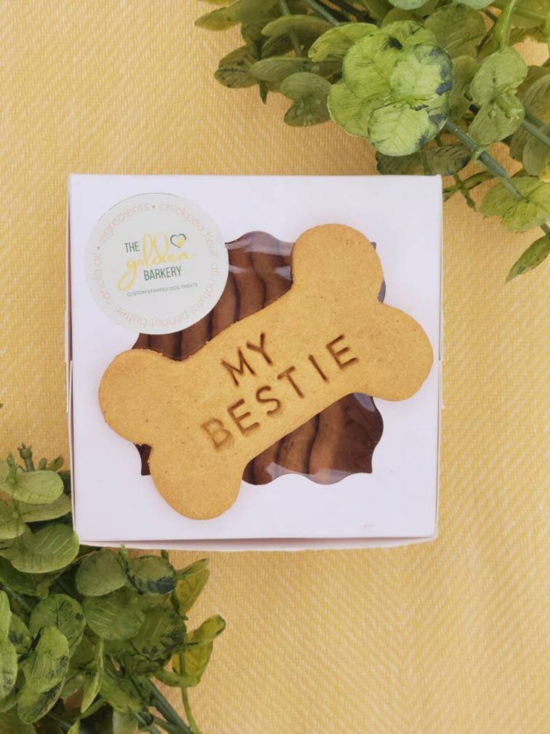 Custom Stamped MY BESTIE Grain Free & Vegan Dog Treats Etsy