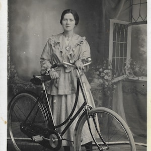 Lady And Her Bicycle