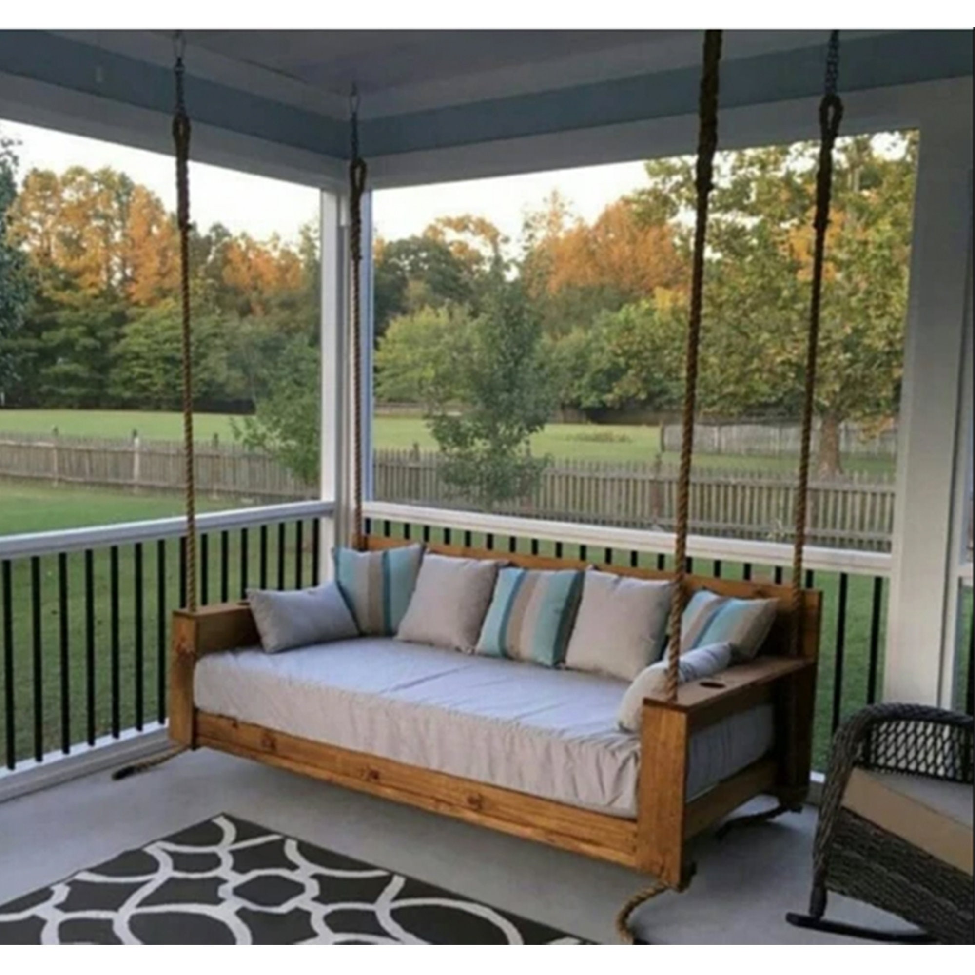 Tree Swing Bed Cup Holder Swing Porch Swing Outdoor & Etsy