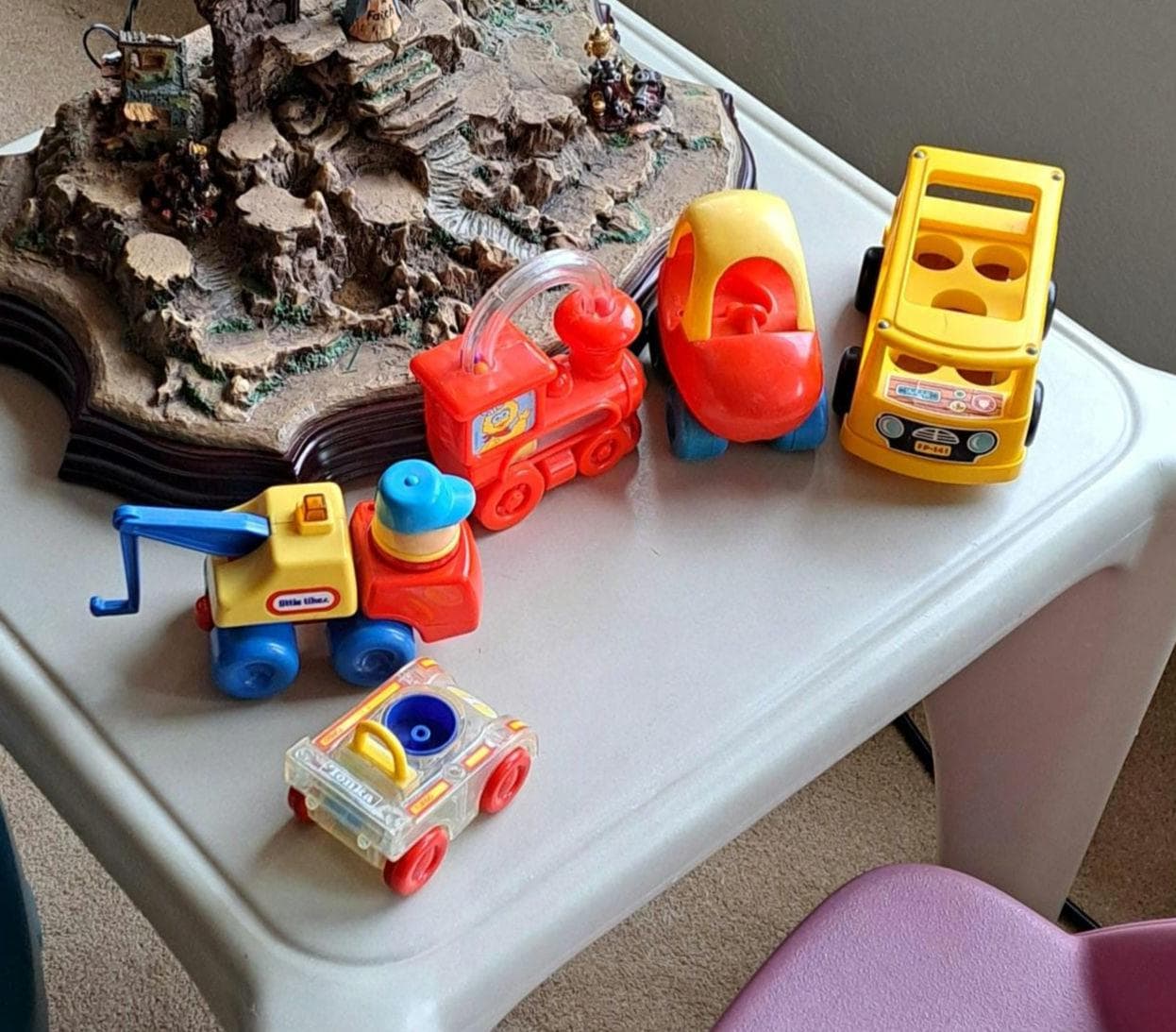 Assorted Vintage Tonka, Fisher-Price, Little Tikes & Kid Dimension Toy Vehicles, Vintage Playtime, Nursery Decor