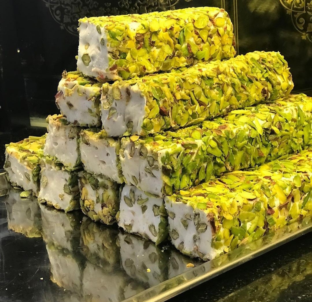 Délice Turc Fait à La Main avec Pistache et Lait, Bonbons