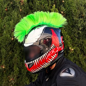 Monster helmet with hair sales