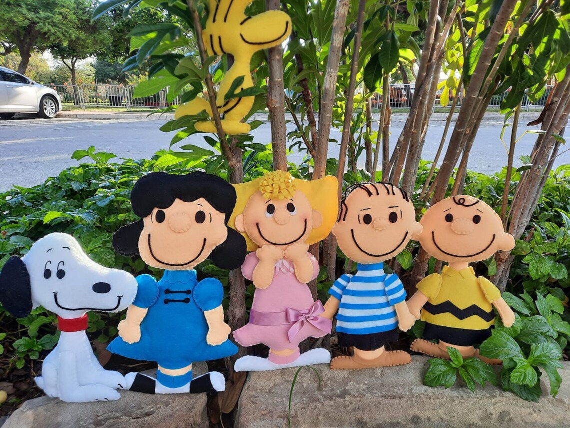 Peanuts Gang Plush Collectible Etsy