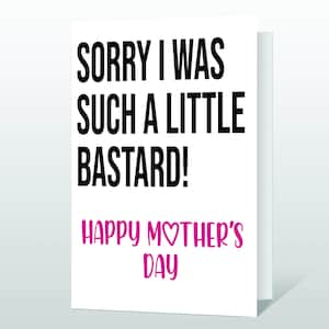 Funny Mothers Day Card from son - Rude Mothers Day Card from son - Cheeky Mothers Day Gift from son daughter - mother's day card mum mam mom