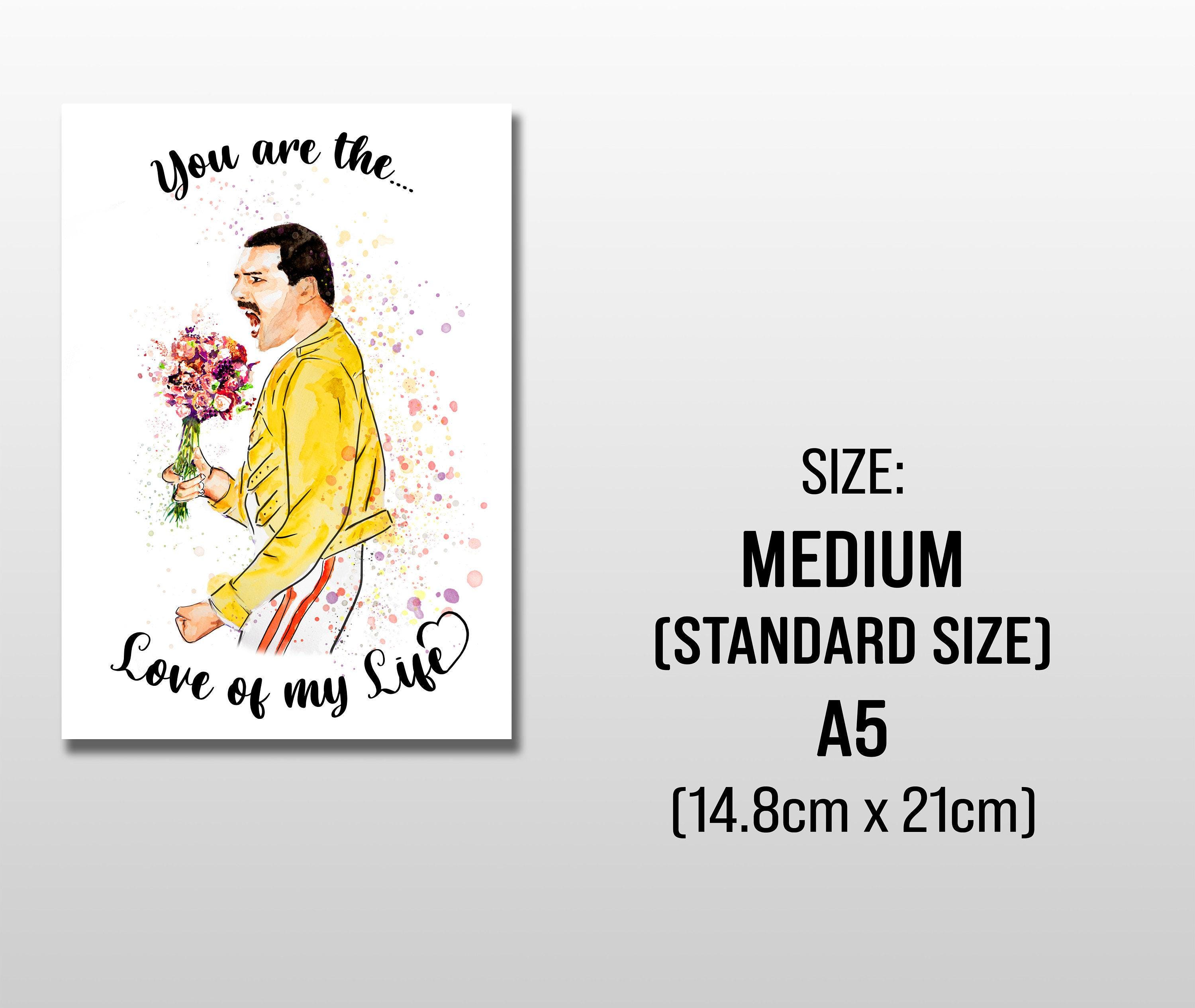 You Are the Love of My Life Card - Freddie Mercury, Anniversary