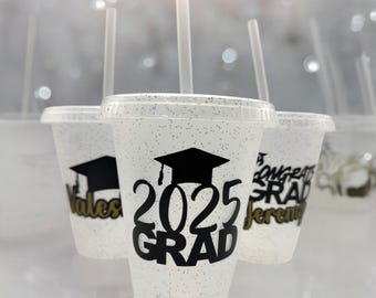 Personalized Graduation Cups: Class of 2025 Party Favors