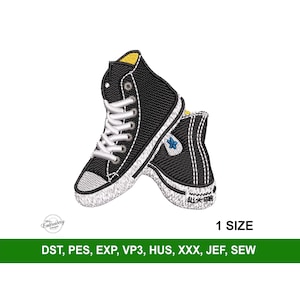 Sneakers Machine Embroidery Design File for Hats, Embroidery Design Trendy, Gorra Bordados Trucker, Embroidery Files for Snapbacks & Fitteds