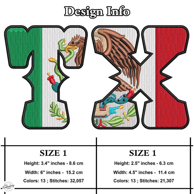 Texas TX Embroidery Machine Design File for Hats Embroidery Etsy