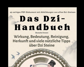 DIGITAL Dzi manual in German, Dzi stone guide, guide, guide, guidance, instructions in PDF