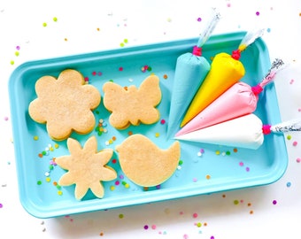 DIY Spring Cookie Decorating Kit | Sugar Cookies | Royal Icing | Holidays | Decorate Your Own | Kids | Family